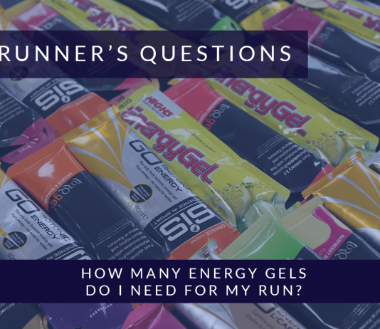 How many energy gels do I need for my run?