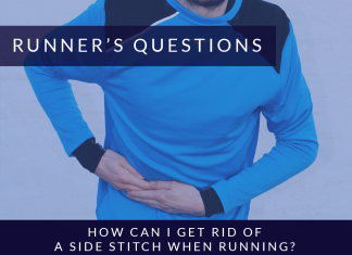 How to get rid of a side stitch when running